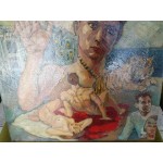 Много стара авторска маслона платно Испания - 4131