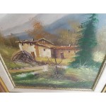 Средна картина масло на платно Испания - 3660
