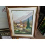 Средна картина масло на платно Испания - 3660