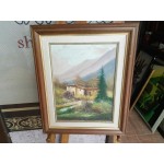 Средна картина масло на платно Испания - 3660