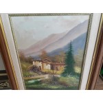 Средна картина масло на платно Испания - 3660