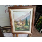 Средна картина масло на платно Испания - 3660