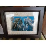 Литография в скъпа рамка от Испания - 3455