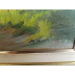 Маслена авторска картина от Испания в много красива двойна рамка - 3458 - KA16