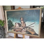 Голяма маслена картина от Испания - 3437