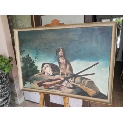 Голяма маслена картина от Испания - 3437
