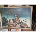 Голяма маслена картина от Испания - 3437