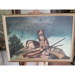 Голяма маслена картина от Испания - 3437