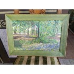 Малка авторска маслена картина - 3421