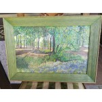 Малка авторска маслена картина - 3421