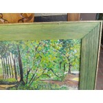 Малка авторска маслена картина - 3421