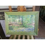 Малка авторска маслена картина - 3421