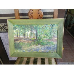 Малка авторска маслена картина - 3421