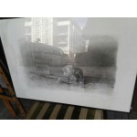 Литография или картина, авторски подпис от Испания - 3423