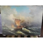 Малка литография  от Испания, стара - 3426