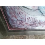 Огромна картина в стил абстрактен модернизъм на Испански художник - 3428