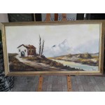 Средна маслена картина от Испания без забележки - 3402