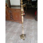 Висока лампа от месинг и мрамор - 3207