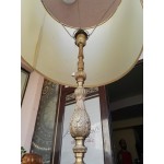 Висока лампа от месинг и мрамор - 3207