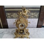 Огромен каминен часовник с батерия и махало - 3168