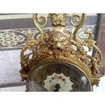 Голям каминен часовник  с черен мрамор - 3165