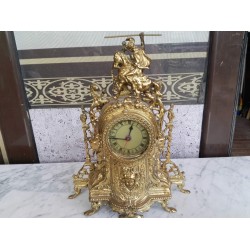 Огромен каминен часовник масив, с батерия - 3160