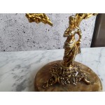 Свещници дърво с мрамор от Испания - 3153