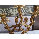 Свещници дърво с мрамор от Испания - 3153