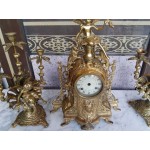 Комплект часовник и свещници от Испания - 3144