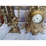 Комплект часовник и свещници от Испания - 3144