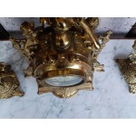 Комплект часовник и свещници от Испания - 3144