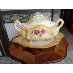Порцеланов супник от Испания с поднос, без забележки - 3133