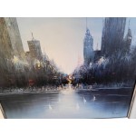 Страхотна маслена картина в страхотна рамка ,авторска и без забележки - 3117