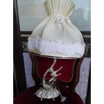 Посребрена настолна лампа от Испания - 3103