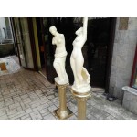 Големи гръцки статуи от гипс, реновирани и без забележки - 2955