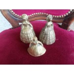 Тройка месингови камбанки дами - 2737