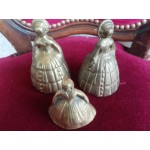 Тройка месингови камбанки дами - 2737
