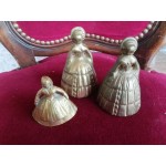 Тройка месингови камбанки дами - 2737
