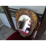 Малко бароково огледало с барок - 2746