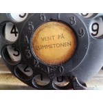 Стар френски телефон от месинг, антика - 2724