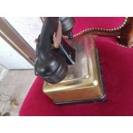 Стар френски телефон от месинг, антика - 2724