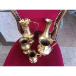 Месингови кани с дръжки - 2706