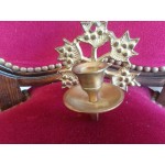 Свещник за стена звезда от месинг - 2691