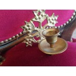 Свещник за стена звезда от месинг - 2691