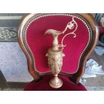 Масивна месингова кана/ваза от Италия - Четири лъва - 2521