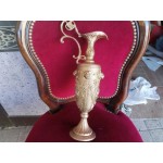 Масивна месингова кана/ваза от Италия - Четири лъва - 2521