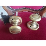 Месингови топки за врата в комплект с оригиналния механизъм - 2474