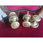 Месингови топки за врата в комплект с оригиналния механизъм - 2474