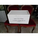 Дизайнерски декоративен сандък с метални дръжки - 2445 Дизайнерски декоративен сандък с метални дръжки - 2445