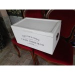 Дизайнерски декоративен сандък с метални дръжки - 2445 Дизайнерски декоративен сандък с метални дръжки - 2445